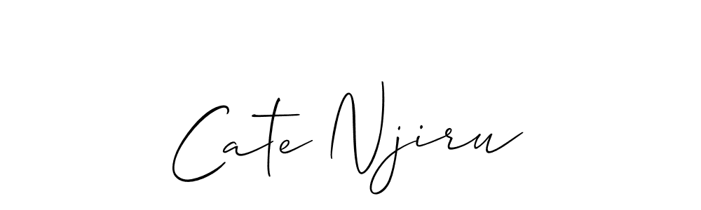 Best and Professional Signature Style for Cate Njiru. Allison_Script Best Signature Style Collection. Cate Njiru signature style 2 images and pictures png