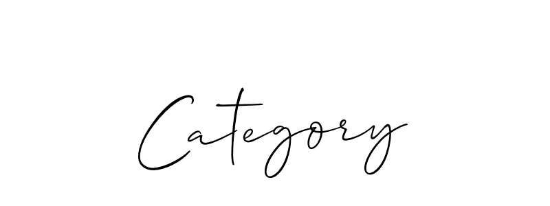 The best way (Allison_Script) to make a short signature is to pick only two or three words in your name. The name Category include a total of six letters. For converting this name. Category signature style 2 images and pictures png