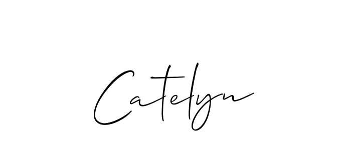 Best and Professional Signature Style for Catelyn. Allison_Script Best Signature Style Collection. Catelyn signature style 2 images and pictures png