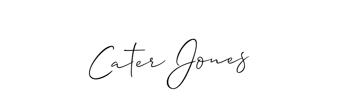 How to Draw Cater Jones signature style? Allison_Script is a latest design signature styles for name Cater Jones. Cater Jones signature style 2 images and pictures png