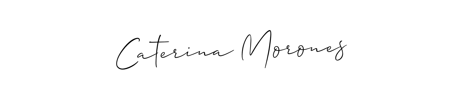 How to make Caterina Morones signature? Allison_Script is a professional autograph style. Create handwritten signature for Caterina Morones name. Caterina Morones signature style 2 images and pictures png