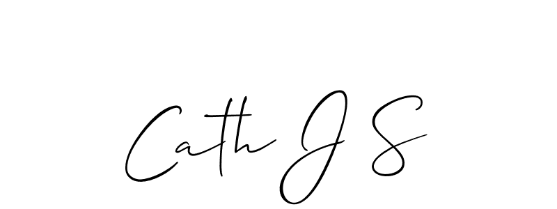 Check out images of Autograph of Cath J S name. Actor Cath J S Signature Style. Allison_Script is a professional sign style online. Cath J S signature style 2 images and pictures png