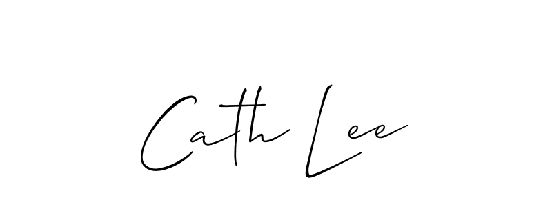 Also You can easily find your signature by using the search form. We will create Cath Lee name handwritten signature images for you free of cost using Allison_Script sign style. Cath Lee signature style 2 images and pictures png