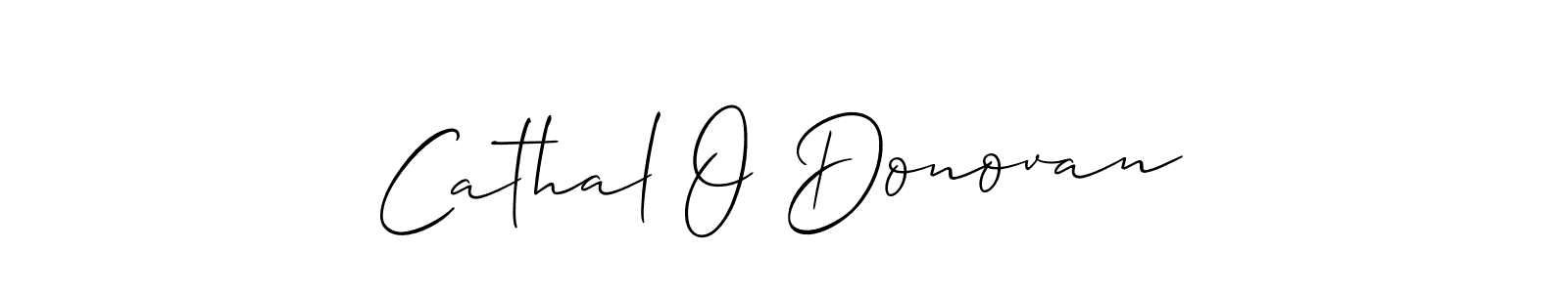 How to make Cathal O Donovan name signature. Use Allison_Script style for creating short signs online. This is the latest handwritten sign. Cathal O Donovan signature style 2 images and pictures png