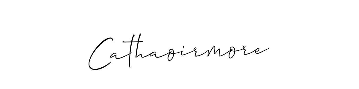 Use a signature maker to create a handwritten signature online. With this signature software, you can design (Allison_Script) your own signature for name Cathaoirmore. Cathaoirmore signature style 2 images and pictures png