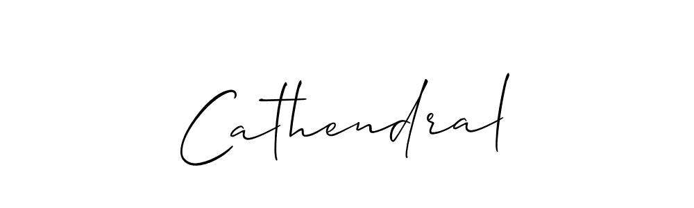 Also we have Cathendral name is the best signature style. Create professional handwritten signature collection using Allison_Script autograph style. Cathendral signature style 2 images and pictures png