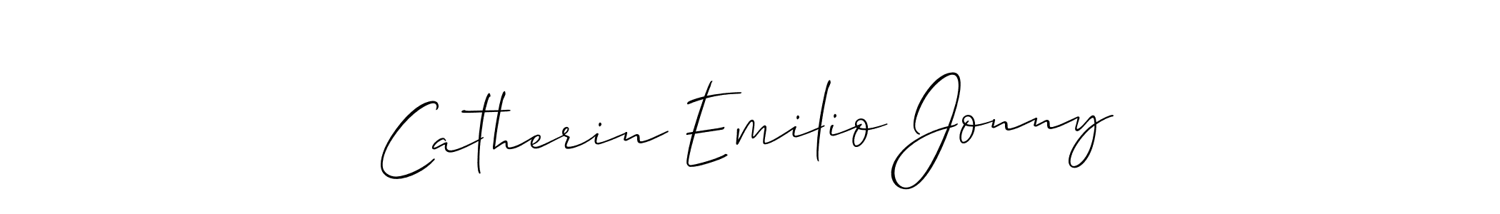 See photos of Catherin Emilio Jonny official signature by Spectra . Check more albums & portfolios. Read reviews & check more about Allison_Script font. Catherin Emilio Jonny signature style 2 images and pictures png