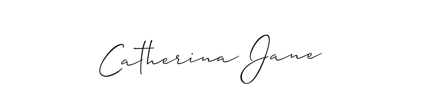 Allison_Script is a professional signature style that is perfect for those who want to add a touch of class to their signature. It is also a great choice for those who want to make their signature more unique. Get Catherina Jane name to fancy signature for free. Catherina Jane signature style 2 images and pictures png