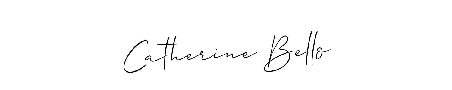 How to make Catherine Bello signature? Allison_Script is a professional autograph style. Create handwritten signature for Catherine Bello name. Catherine Bello signature style 2 images and pictures png