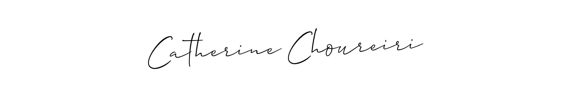 Also You can easily find your signature by using the search form. We will create Catherine Choureiri name handwritten signature images for you free of cost using Allison_Script sign style. Catherine Choureiri signature style 2 images and pictures png