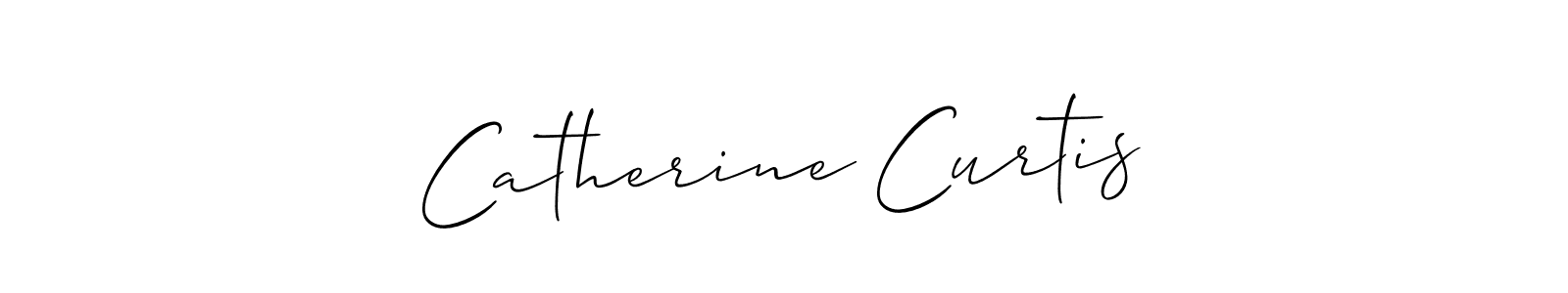 Make a short Catherine Curtis signature style. Manage your documents anywhere anytime using Allison_Script. Create and add eSignatures, submit forms, share and send files easily. Catherine Curtis signature style 2 images and pictures png