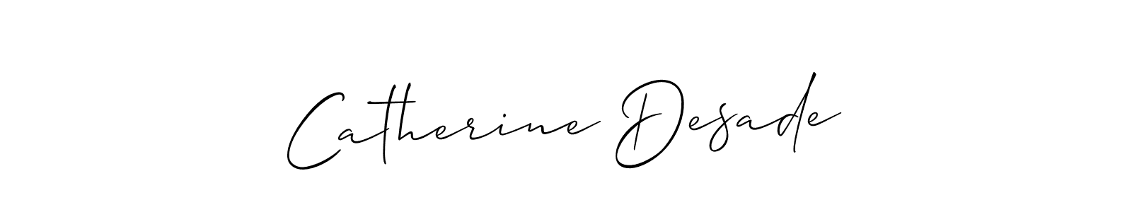 if you are searching for the best signature style for your name Catherine Desade. so please give up your signature search. here we have designed multiple signature styles  using Allison_Script. Catherine Desade signature style 2 images and pictures png