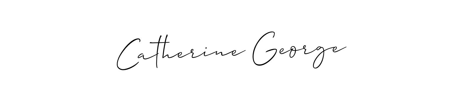 How to Draw Catherine George signature style? Allison_Script is a latest design signature styles for name Catherine George. Catherine George signature style 2 images and pictures png