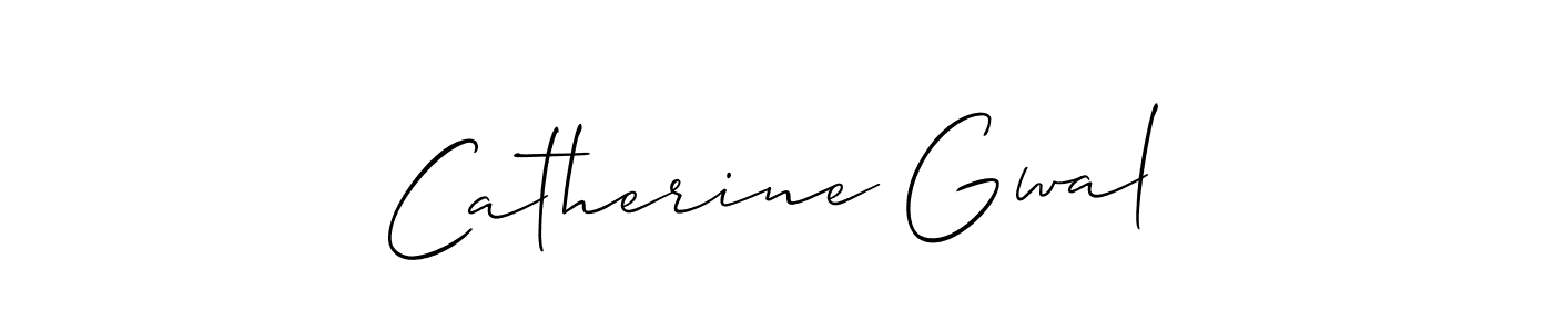 Use a signature maker to create a handwritten signature online. With this signature software, you can design (Allison_Script) your own signature for name Catherine Gwal. Catherine Gwal signature style 2 images and pictures png