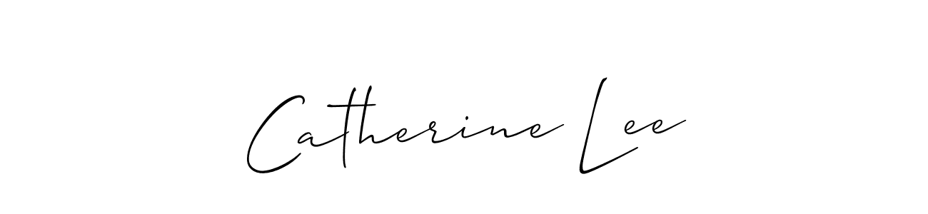 Catherine Lee stylish signature style. Best Handwritten Sign (Allison_Script) for my name. Handwritten Signature Collection Ideas for my name Catherine Lee. Catherine Lee signature style 2 images and pictures png