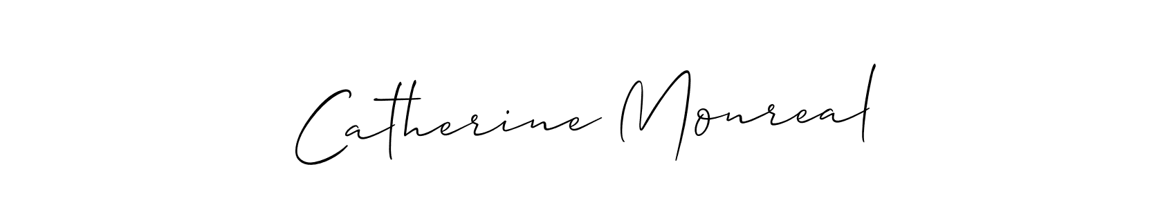 Create a beautiful signature design for name Catherine Monreal. With this signature (Allison_Script) fonts, you can make a handwritten signature for free. Catherine Monreal signature style 2 images and pictures png