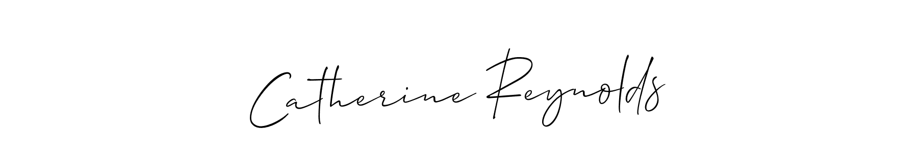 Allison_Script is a professional signature style that is perfect for those who want to add a touch of class to their signature. It is also a great choice for those who want to make their signature more unique. Get Catherine Reynolds name to fancy signature for free. Catherine Reynolds signature style 2 images and pictures png