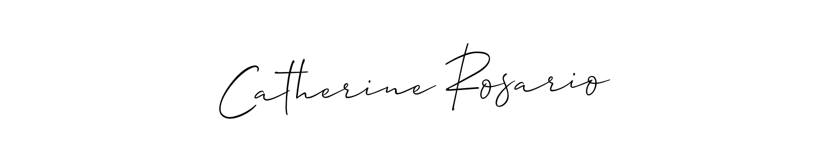 Make a short Catherine Rosario signature style. Manage your documents anywhere anytime using Allison_Script. Create and add eSignatures, submit forms, share and send files easily. Catherine Rosario signature style 2 images and pictures png