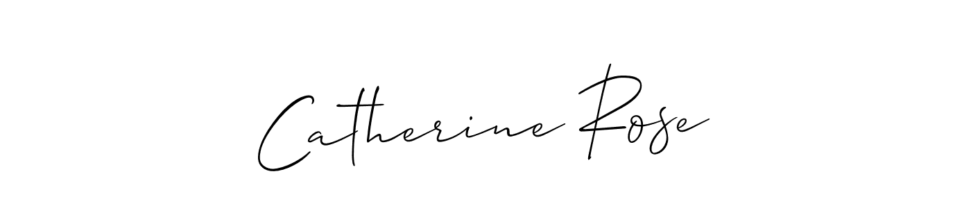 Catherine Rose stylish signature style. Best Handwritten Sign (Allison_Script) for my name. Handwritten Signature Collection Ideas for my name Catherine Rose. Catherine Rose signature style 2 images and pictures png