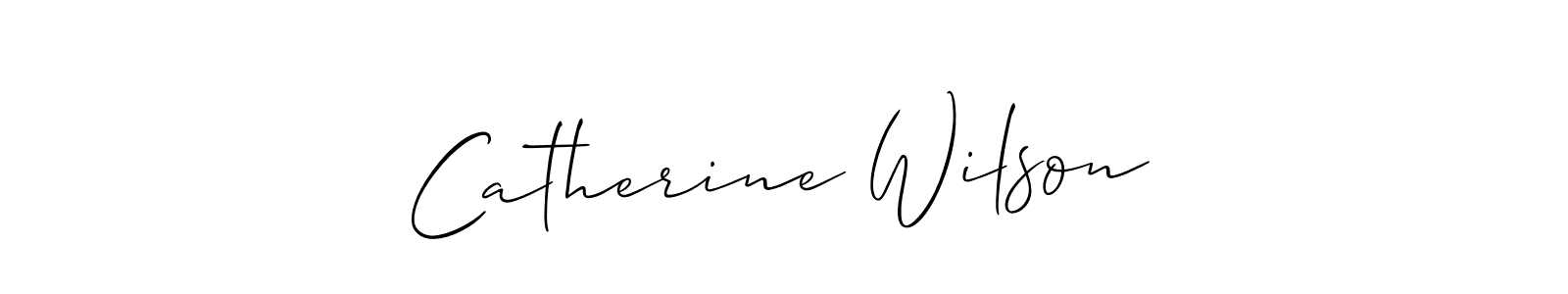 Use a signature maker to create a handwritten signature online. With this signature software, you can design (Allison_Script) your own signature for name Catherine Wilson. Catherine Wilson signature style 2 images and pictures png