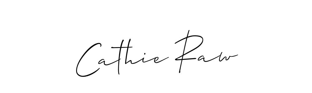 Also You can easily find your signature by using the search form. We will create Cathie Raw name handwritten signature images for you free of cost using Allison_Script sign style. Cathie Raw signature style 2 images and pictures png