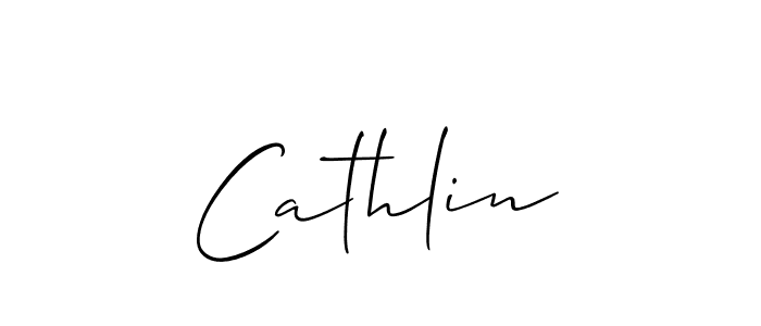 Create a beautiful signature design for name Cathlin. With this signature (Allison_Script) fonts, you can make a handwritten signature for free. Cathlin signature style 2 images and pictures png