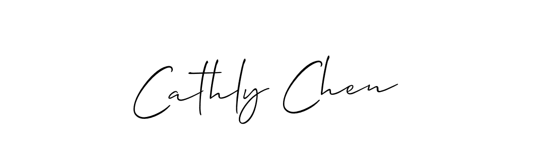 Use a signature maker to create a handwritten signature online. With this signature software, you can design (Allison_Script) your own signature for name Cathly Chen. Cathly Chen signature style 2 images and pictures png