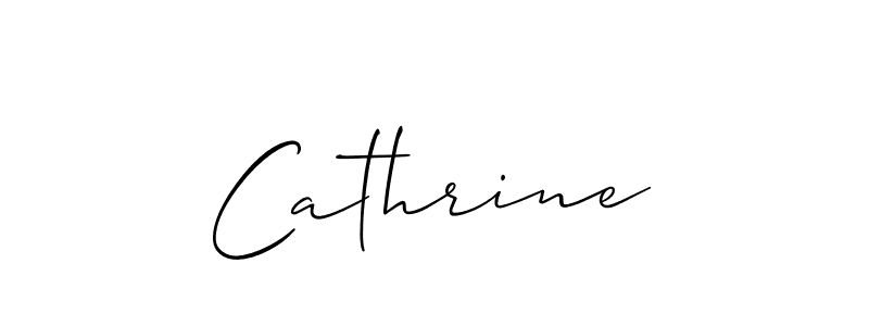 Best and Professional Signature Style for Cathrine. Allison_Script Best Signature Style Collection. Cathrine signature style 2 images and pictures png