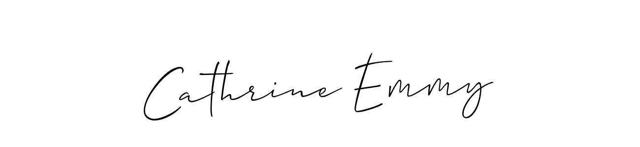 Cathrine Emmy stylish signature style. Best Handwritten Sign (Allison_Script) for my name. Handwritten Signature Collection Ideas for my name Cathrine Emmy. Cathrine Emmy signature style 2 images and pictures png