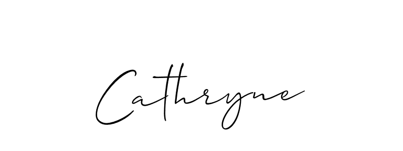 You should practise on your own different ways (Allison_Script) to write your name (Cathryne) in signature. don't let someone else do it for you. Cathryne signature style 2 images and pictures png