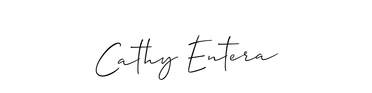 How to Draw Cathy Entera signature style? Allison_Script is a latest design signature styles for name Cathy Entera. Cathy Entera signature style 2 images and pictures png