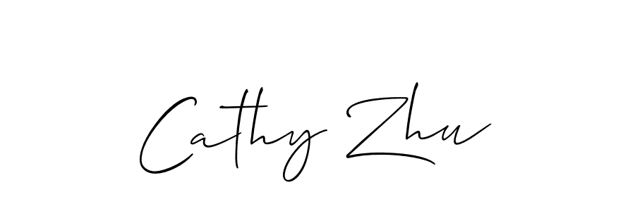 It looks lik you need a new signature style for name Cathy Zhu. Design unique handwritten (Allison_Script) signature with our free signature maker in just a few clicks. Cathy Zhu signature style 2 images and pictures png