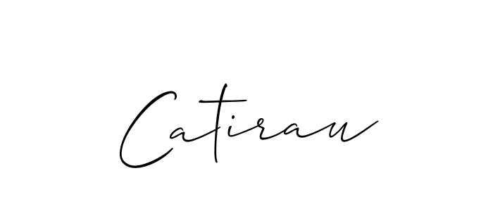 if you are searching for the best signature style for your name Catirau. so please give up your signature search. here we have designed multiple signature styles  using Allison_Script. Catirau signature style 2 images and pictures png