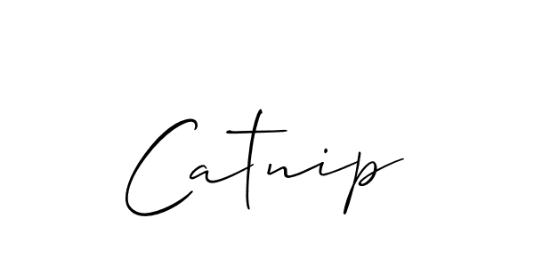 Make a short Catnip signature style. Manage your documents anywhere anytime using Allison_Script. Create and add eSignatures, submit forms, share and send files easily. Catnip signature style 2 images and pictures png