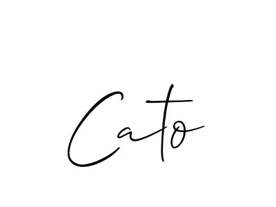 Cato stylish signature style. Best Handwritten Sign (Allison_Script) for my name. Handwritten Signature Collection Ideas for my name Cato. Cato signature style 2 images and pictures png