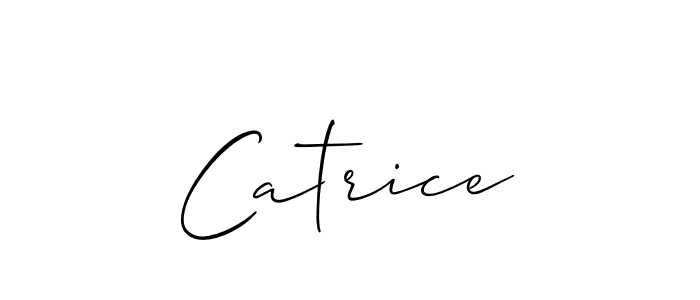 How to make Catrice signature? Allison_Script is a professional autograph style. Create handwritten signature for Catrice name. Catrice signature style 2 images and pictures png