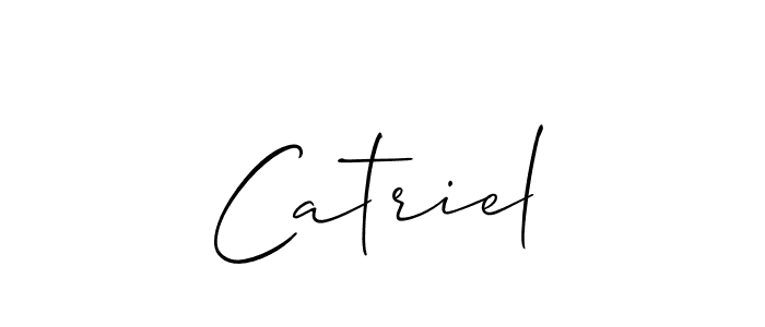 How to Draw Catriel signature style? Allison_Script is a latest design signature styles for name Catriel. Catriel signature style 2 images and pictures png