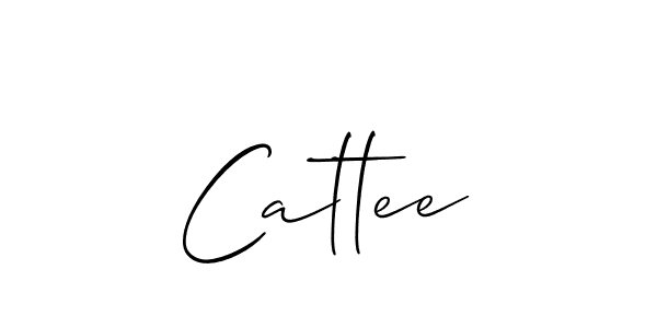 Cattee stylish signature style. Best Handwritten Sign (Allison_Script) for my name. Handwritten Signature Collection Ideas for my name Cattee. Cattee signature style 2 images and pictures png