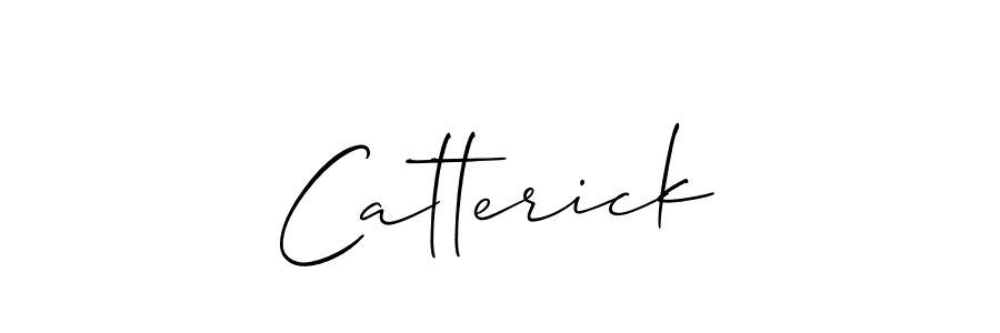 Make a beautiful signature design for name Catterick. Use this online signature maker to create a handwritten signature for free. Catterick signature style 2 images and pictures png