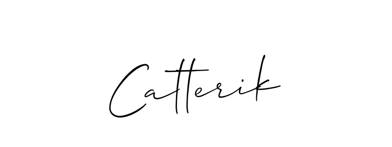 Also You can easily find your signature by using the search form. We will create Catterik name handwritten signature images for you free of cost using Allison_Script sign style. Catterik signature style 2 images and pictures png