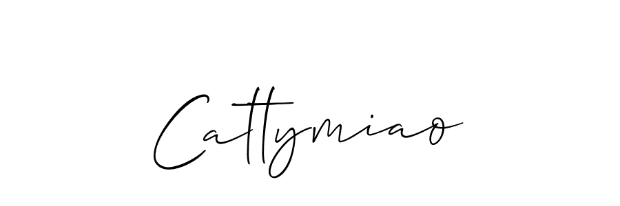 if you are searching for the best signature style for your name Cattymiao. so please give up your signature search. here we have designed multiple signature styles  using Allison_Script. Cattymiao signature style 2 images and pictures png