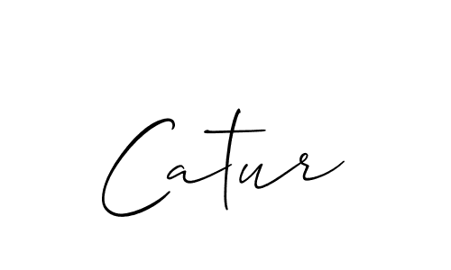 Also You can easily find your signature by using the search form. We will create Catur name handwritten signature images for you free of cost using Allison_Script sign style. Catur signature style 2 images and pictures png