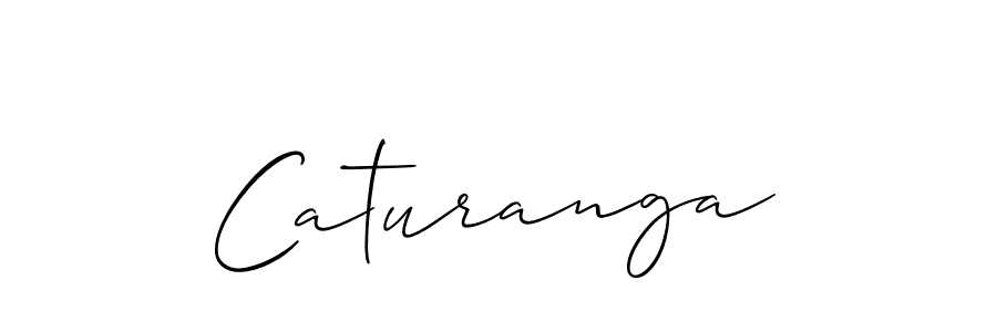 The best way (Allison_Script) to make a short signature is to pick only two or three words in your name. The name Caturanga include a total of six letters. For converting this name. Caturanga signature style 2 images and pictures png