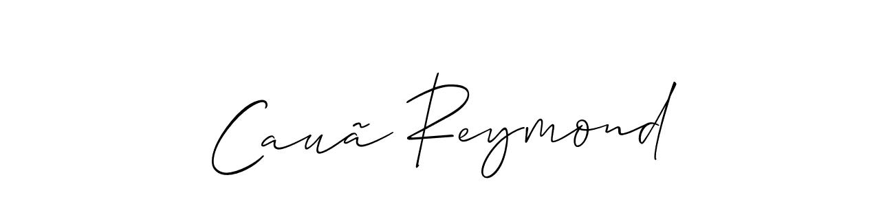 Design your own signature with our free online signature maker. With this signature software, you can create a handwritten (Allison_Script) signature for name Cauã Reymond. Cauã Reymond signature style 2 images and pictures png