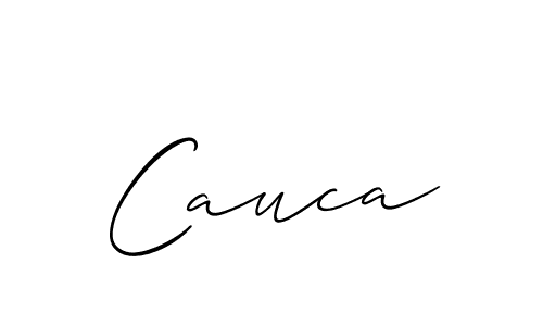 It looks lik you need a new signature style for name Cauca. Design unique handwritten (Allison_Script) signature with our free signature maker in just a few clicks. Cauca signature style 2 images and pictures png