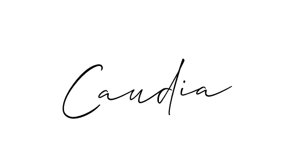 Also You can easily find your signature by using the search form. We will create Caudia name handwritten signature images for you free of cost using Allison_Script sign style. Caudia signature style 2 images and pictures png