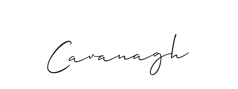 Make a beautiful signature design for name Cavanagh. With this signature (Allison_Script) style, you can create a handwritten signature for free. Cavanagh signature style 2 images and pictures png