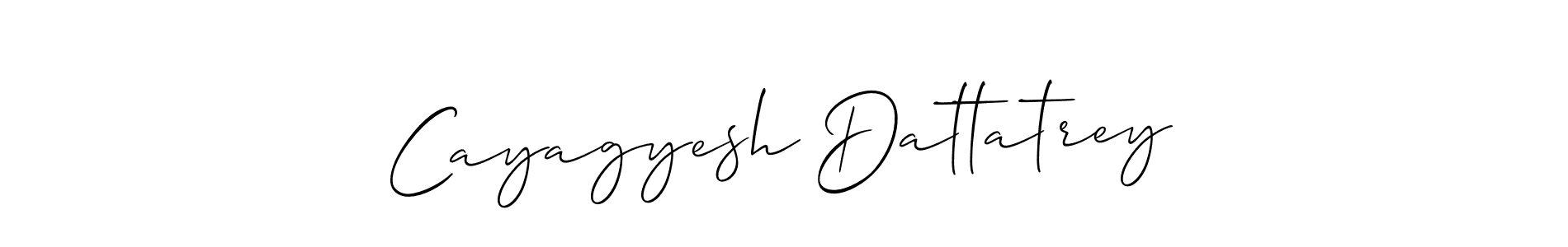 How to Draw Cayagyesh Dattatrey signature style? Allison_Script is a latest design signature styles for name Cayagyesh Dattatrey. Cayagyesh Dattatrey signature style 2 images and pictures png