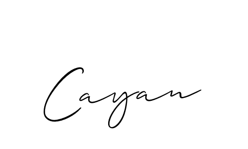 Make a beautiful signature design for name Cayan. Use this online signature maker to create a handwritten signature for free. Cayan signature style 2 images and pictures png