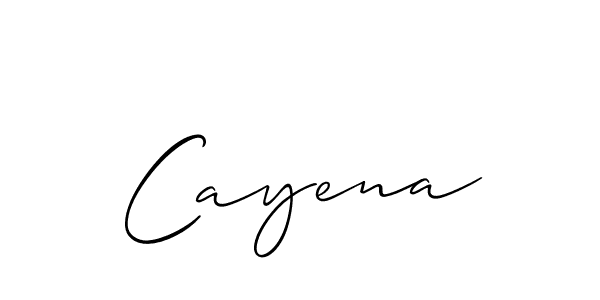 How to Draw Cayena signature style? Allison_Script is a latest design signature styles for name Cayena. Cayena signature style 2 images and pictures png